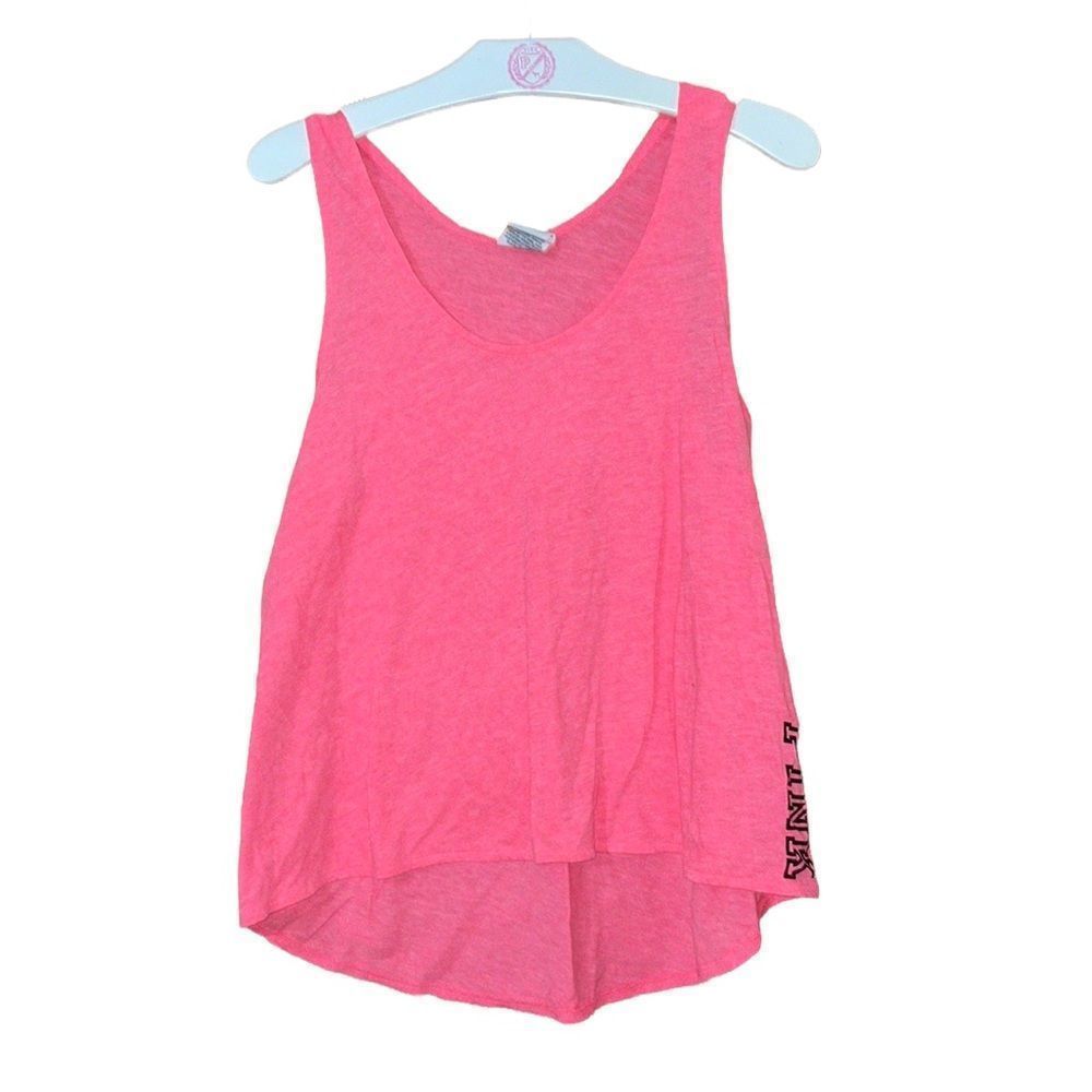 •PINK• VSP HIGH/LOW PINK TANK TOP in size XS. EUC